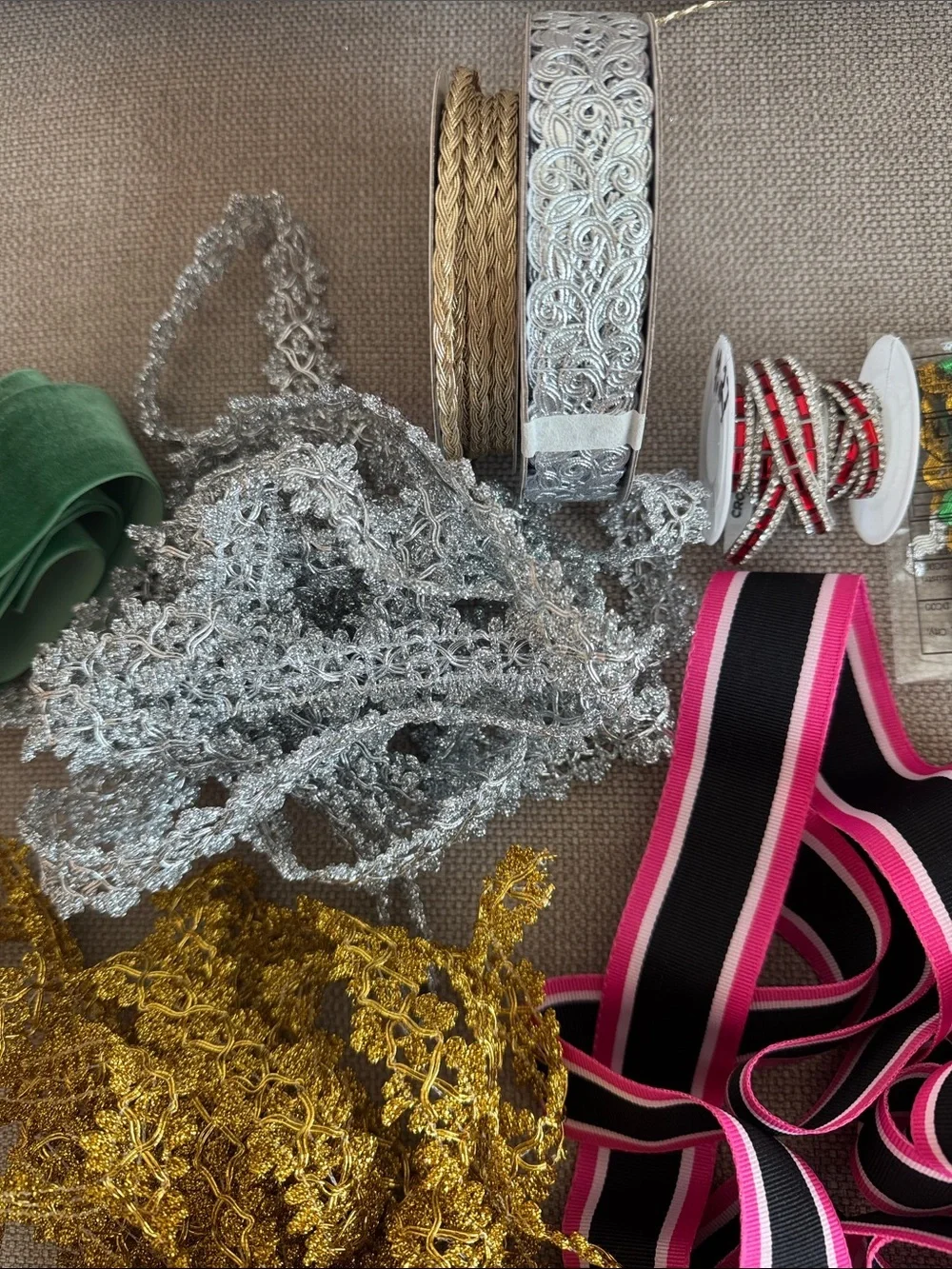Bundle of Ribbons and Trims